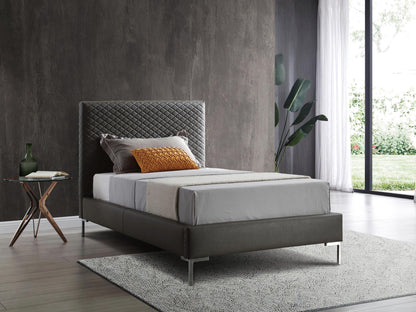 Liz Twin Bed - Dark Grey
