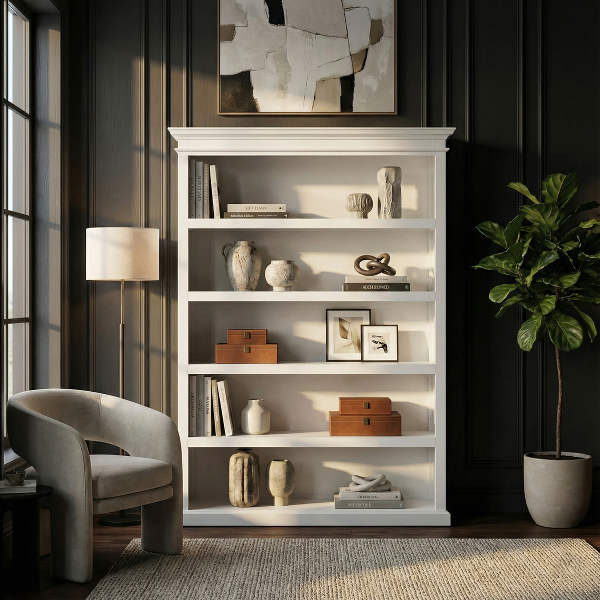 Halifax Bookcase With 5 Shelves