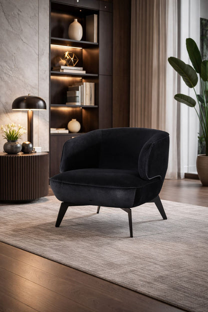 Mersin Accent Chair - Black