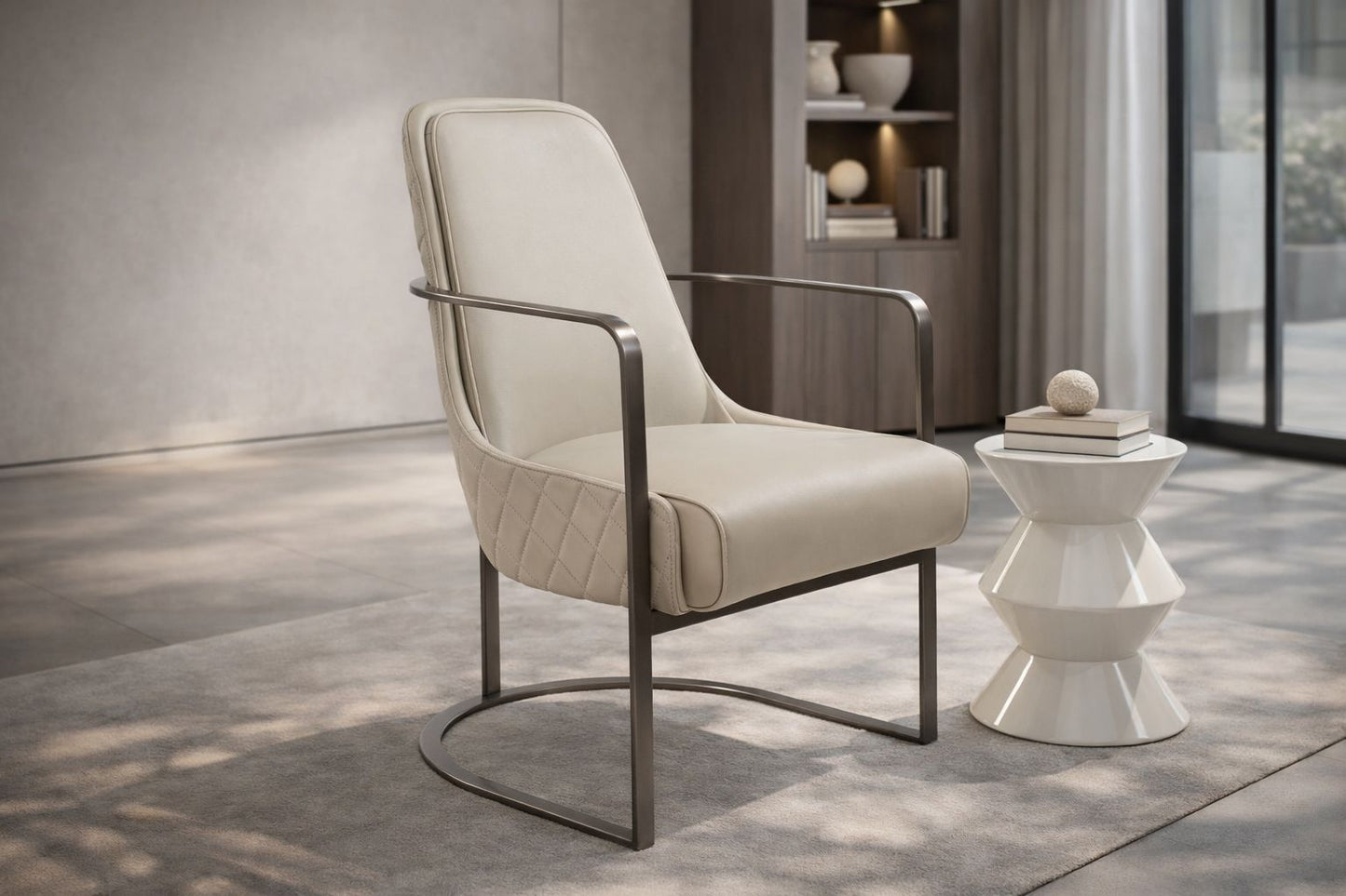 Bea Accent Chair - Light Grey