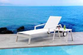 Bondi Outdoor Chaise - White