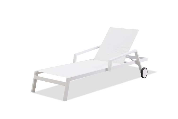 Bondi Outdoor Chaise - White