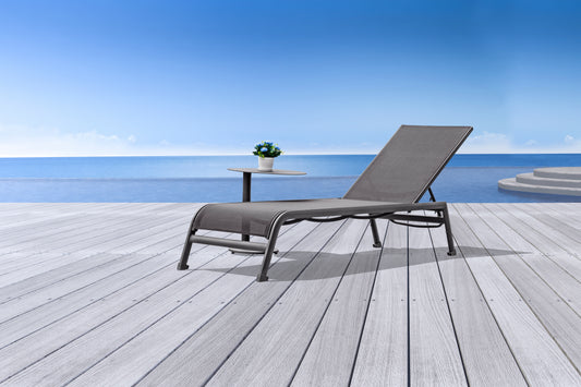 Sunset Outdoor Chaise - Taupe