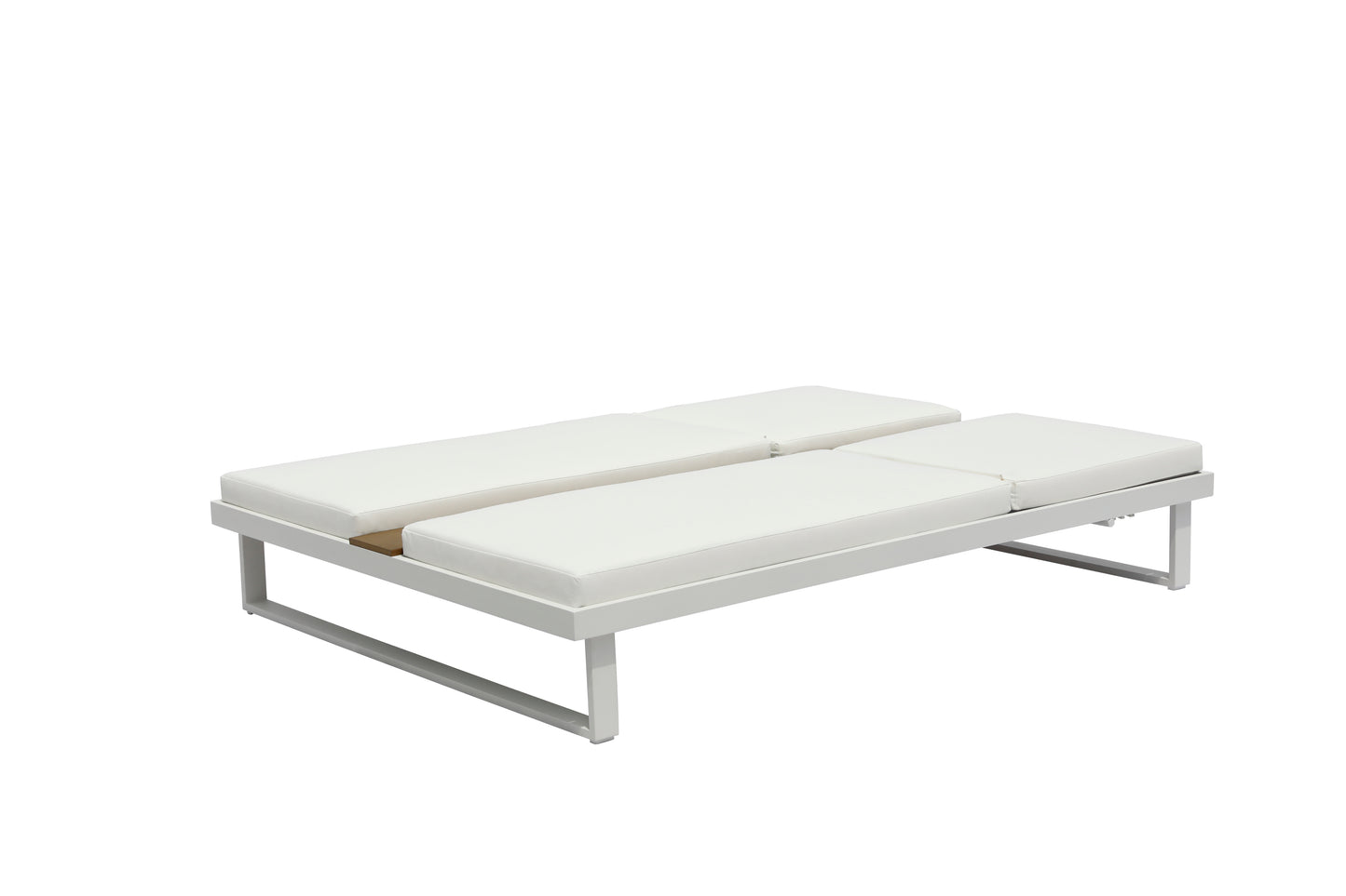Sandy Double Outdoor Chaise - White