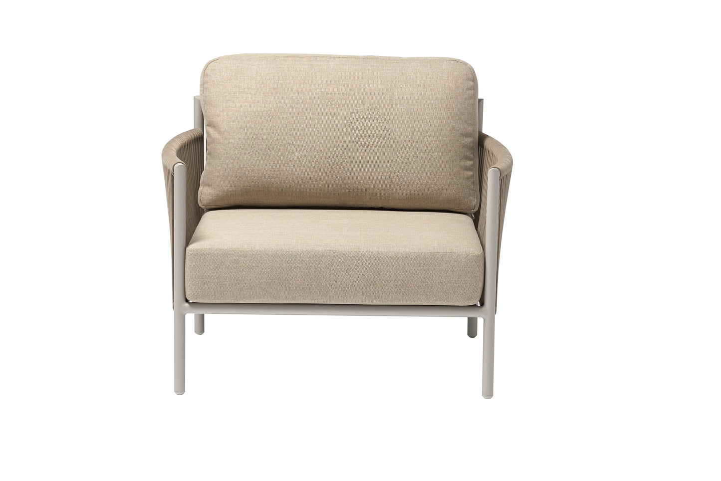 Catalina Outdoor 4-Piece Seating Set in Taupe