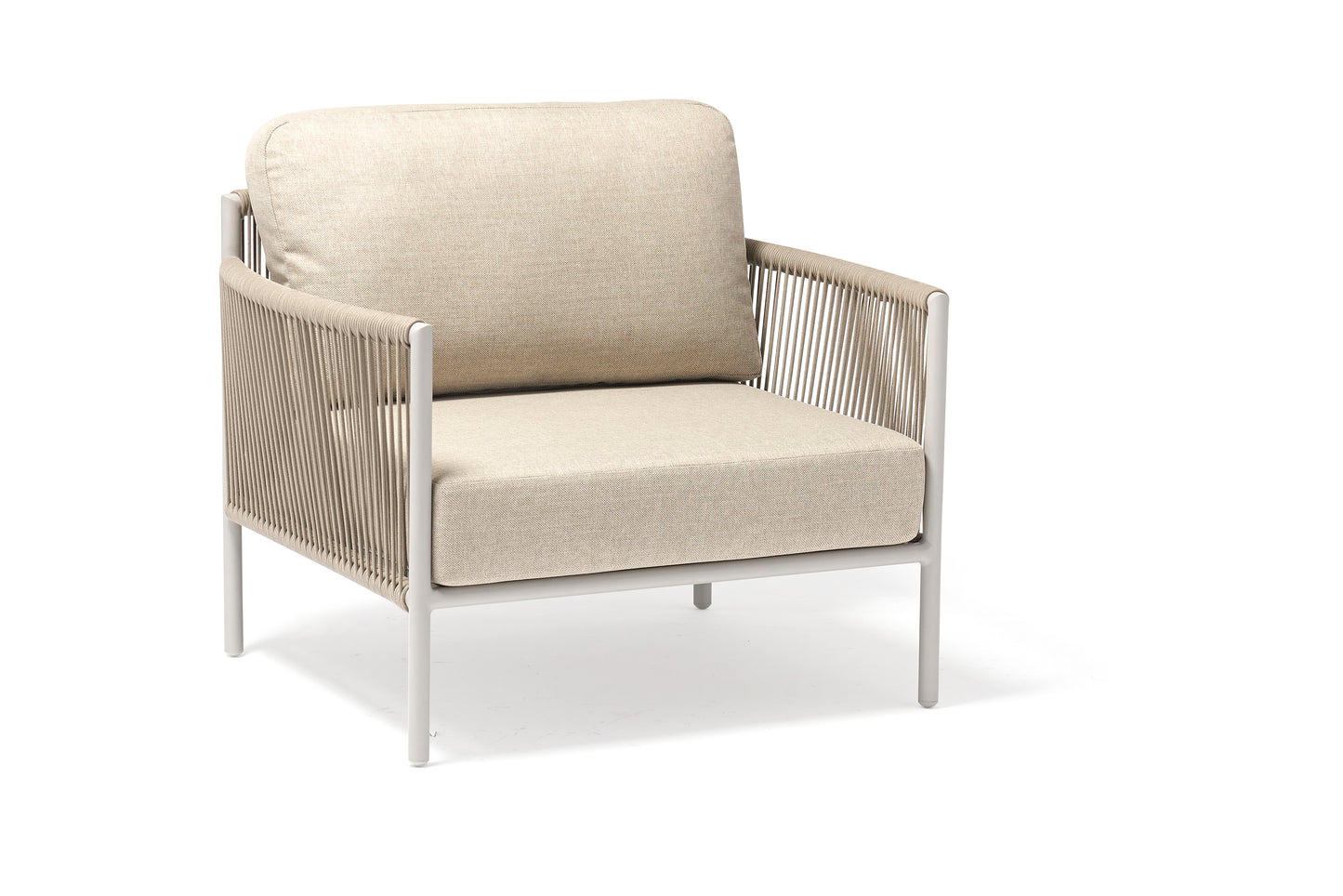 Catalina Outdoor 4-Piece Seating Set in Taupe