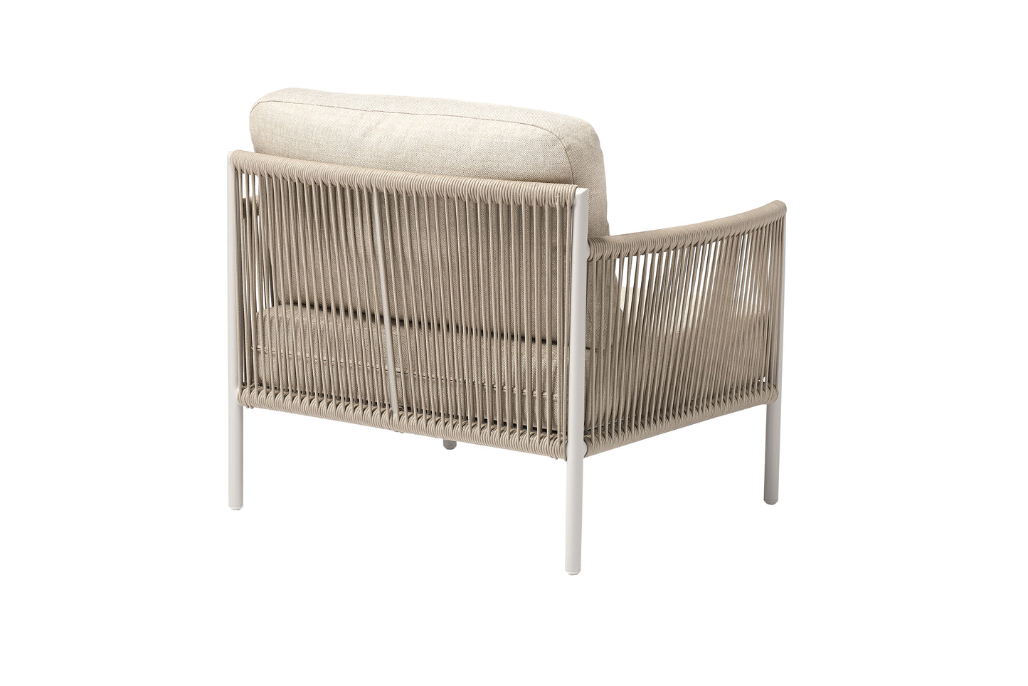 Catalina Outdoor 4-Piece Seating Set in Taupe