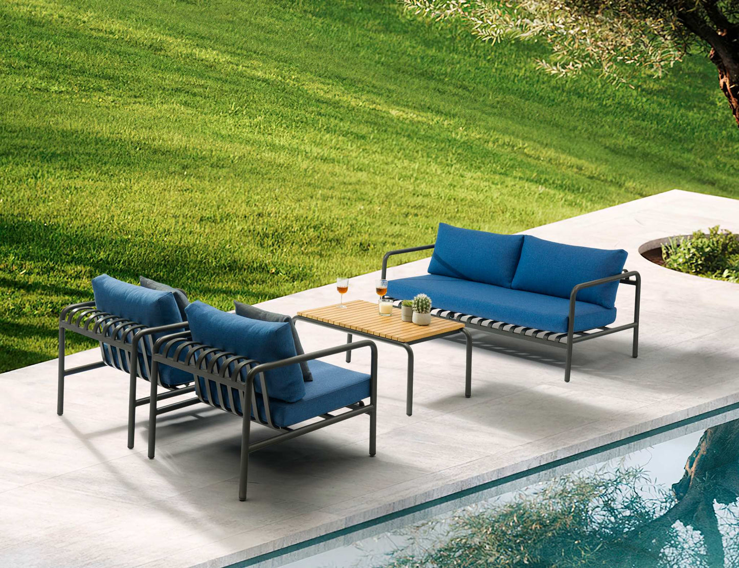 Andrea Outdoor Collection - Blue