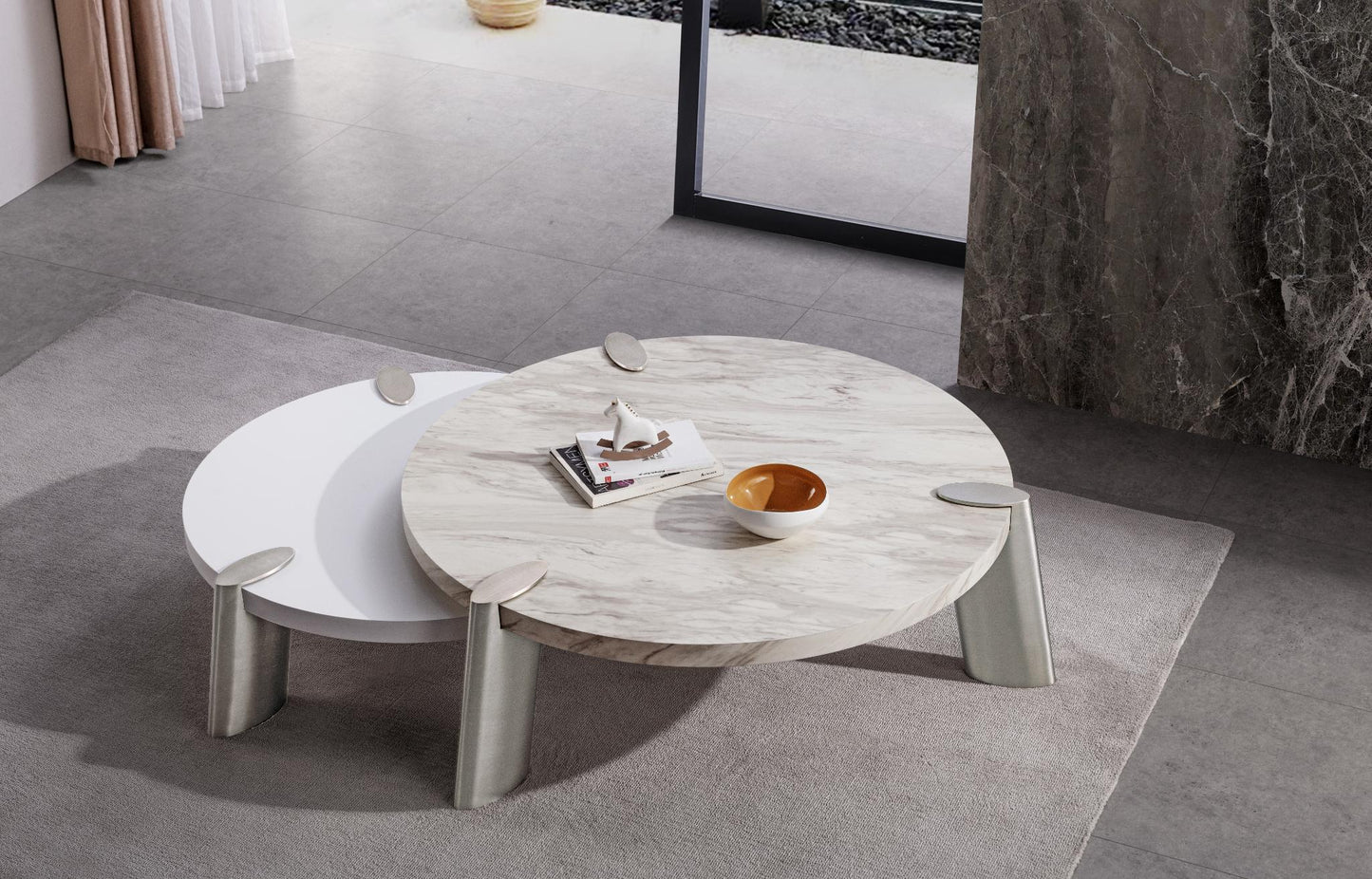 Mimeo Small Coffee Table - White