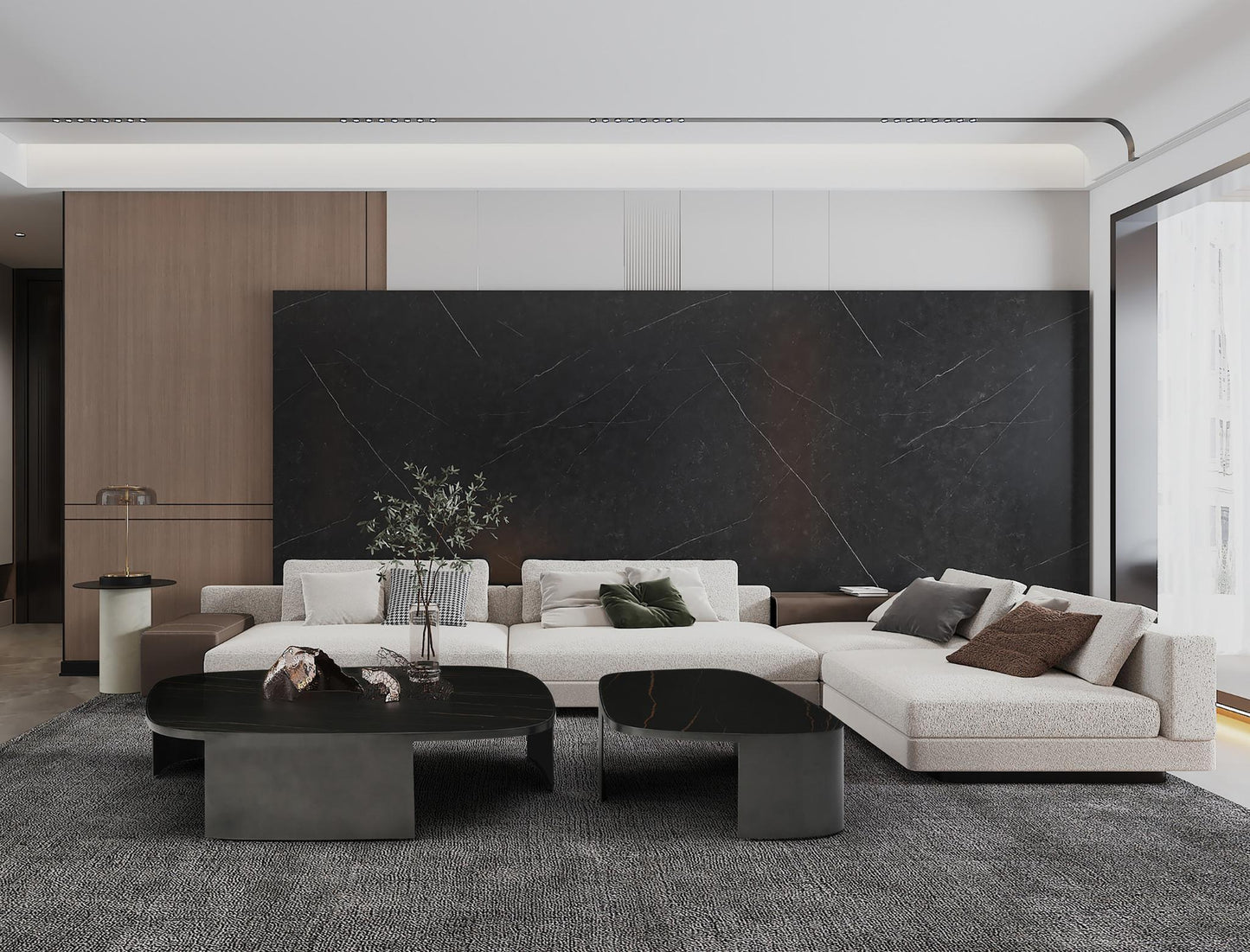 Tori Large Black Coffee Table