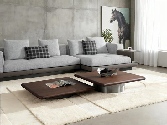 Zoya Large Coffee Table - Walnut