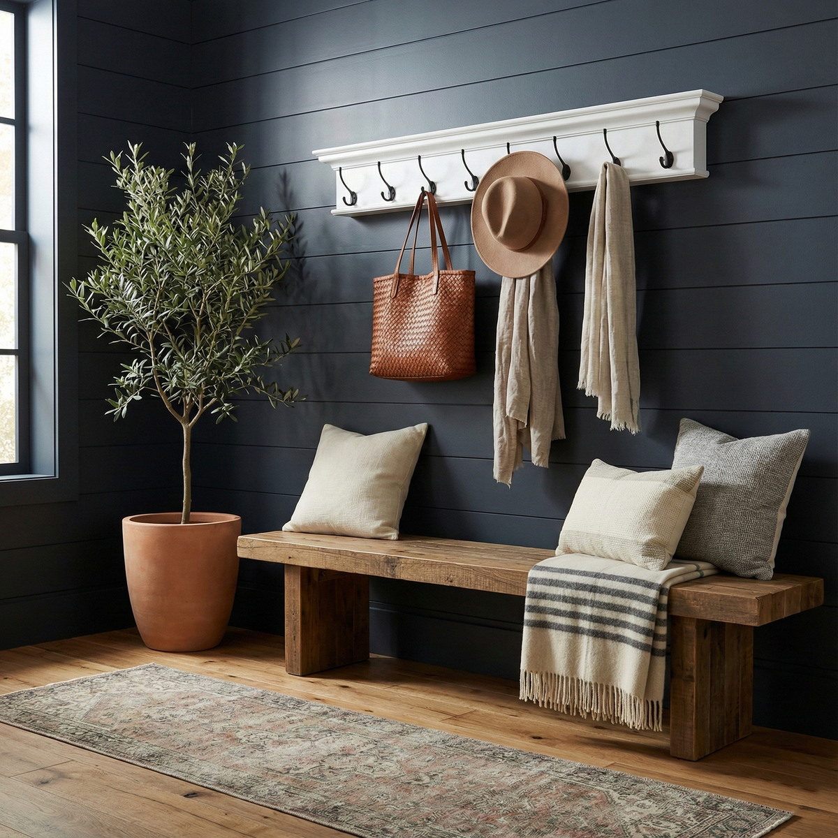 Halifax 8 Hook Coat Rack