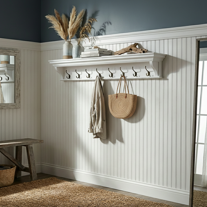 Halifax 8 Hook Coat Rack 130Cm