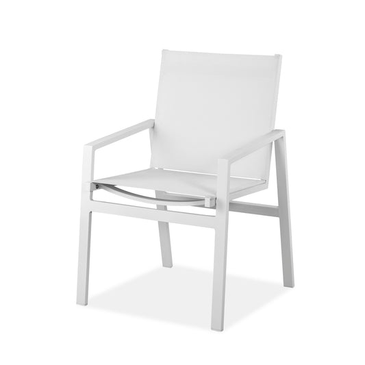 Rio Outdoor Dining Armchair - White