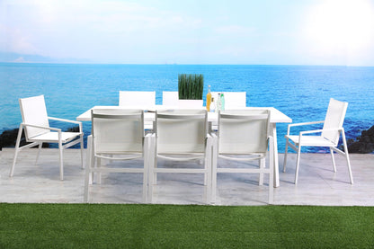 Rio Outdoor Dining Armchair - White
