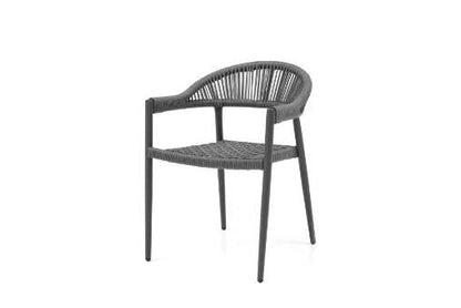 Leyla Outdoor Dining Armchair - Grey