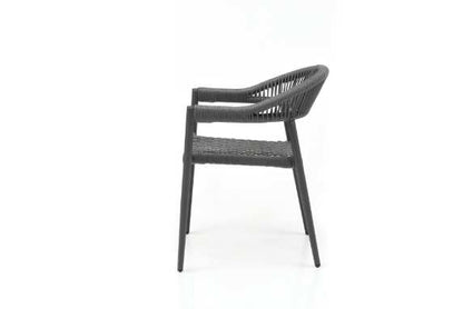Leyla Outdoor Dining Armchair - Grey