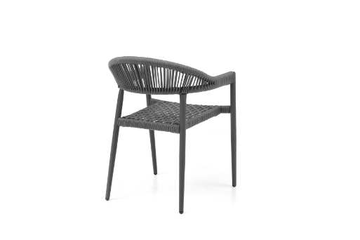 Leyla Outdoor Dining Armchair - Grey