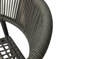 Leyla Outdoor Dining Armchair - Grey