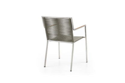Rhea Outdoor Dining Armchair - Light Brown