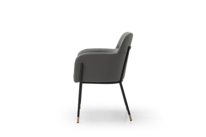 Heidi Dining Armchair - Dark Grey