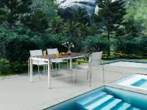 Paola Outdoor Dining Armchair - Light Grey