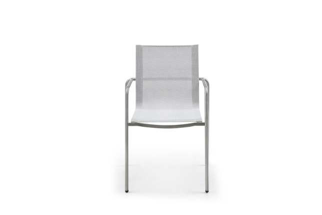 Paola Outdoor Dining Armchair - Light Grey