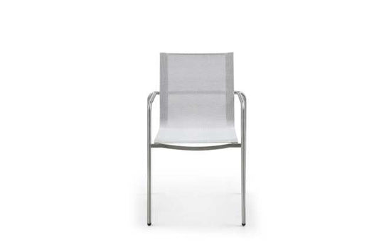 Paola Outdoor Dining Armchair - Light Grey