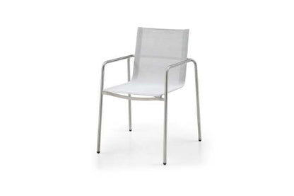Paola Outdoor Dining Armchair - Light Grey