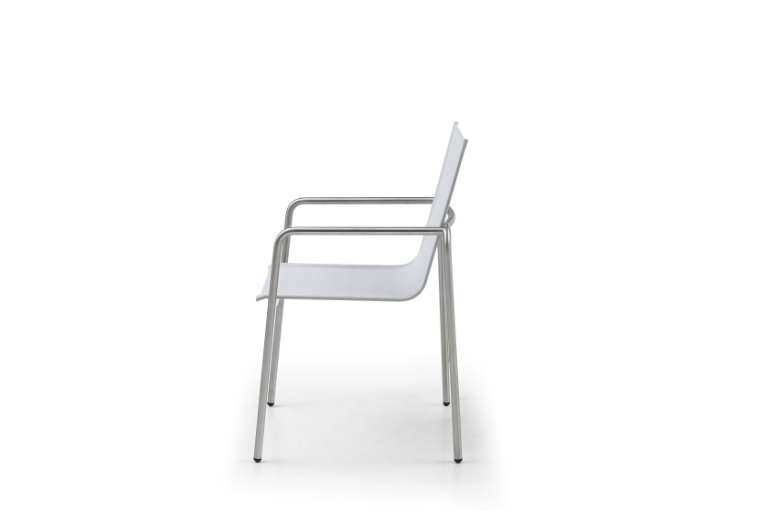 Paola Outdoor Dining Armchair - Light Grey