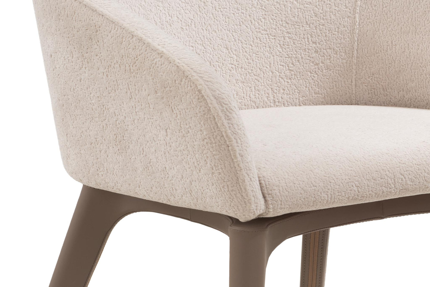 Angie Dining Armchair - Taupe
