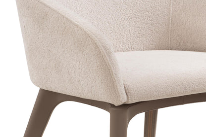 Angie Dining Armchair - Taupe