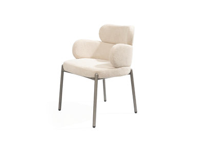 Adele Dining Armchair - Taupe