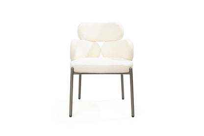 Adele Dining Armchair - White