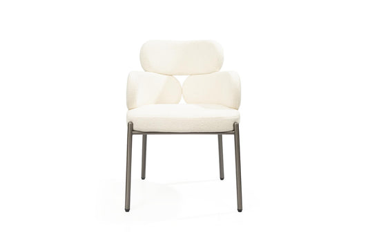 Adele Dining Armchair - White