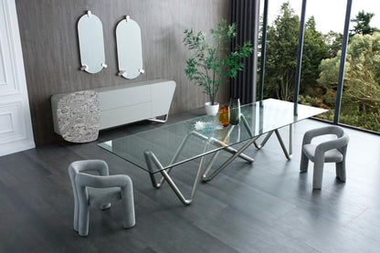 Mirage Dining Armchair - Dark Grey