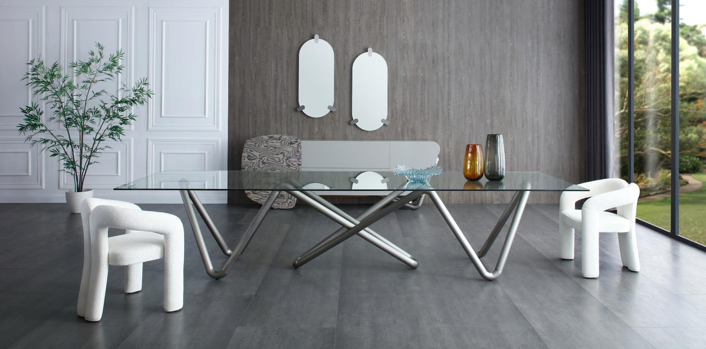 Mirage Dining Armchair - White