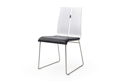 Lauren Dining Chair - White/Black