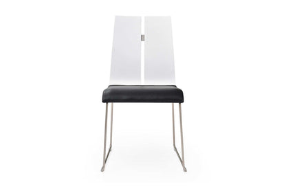 Lauren Dining Chair - White/Black