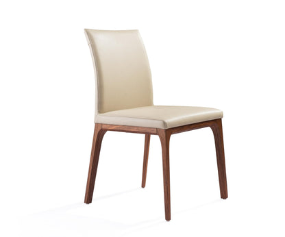 Stella Walnut and Taupe Dining Chair
