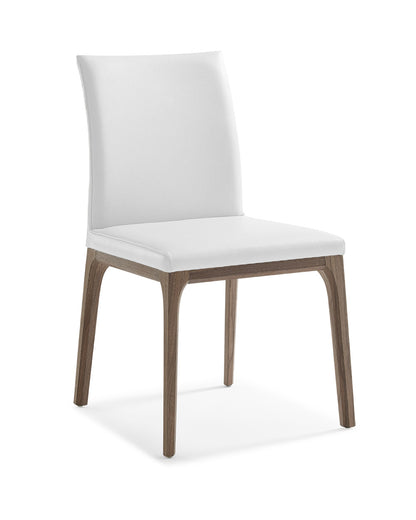 Stella Walnut and White Dining Chair WLT/WHT