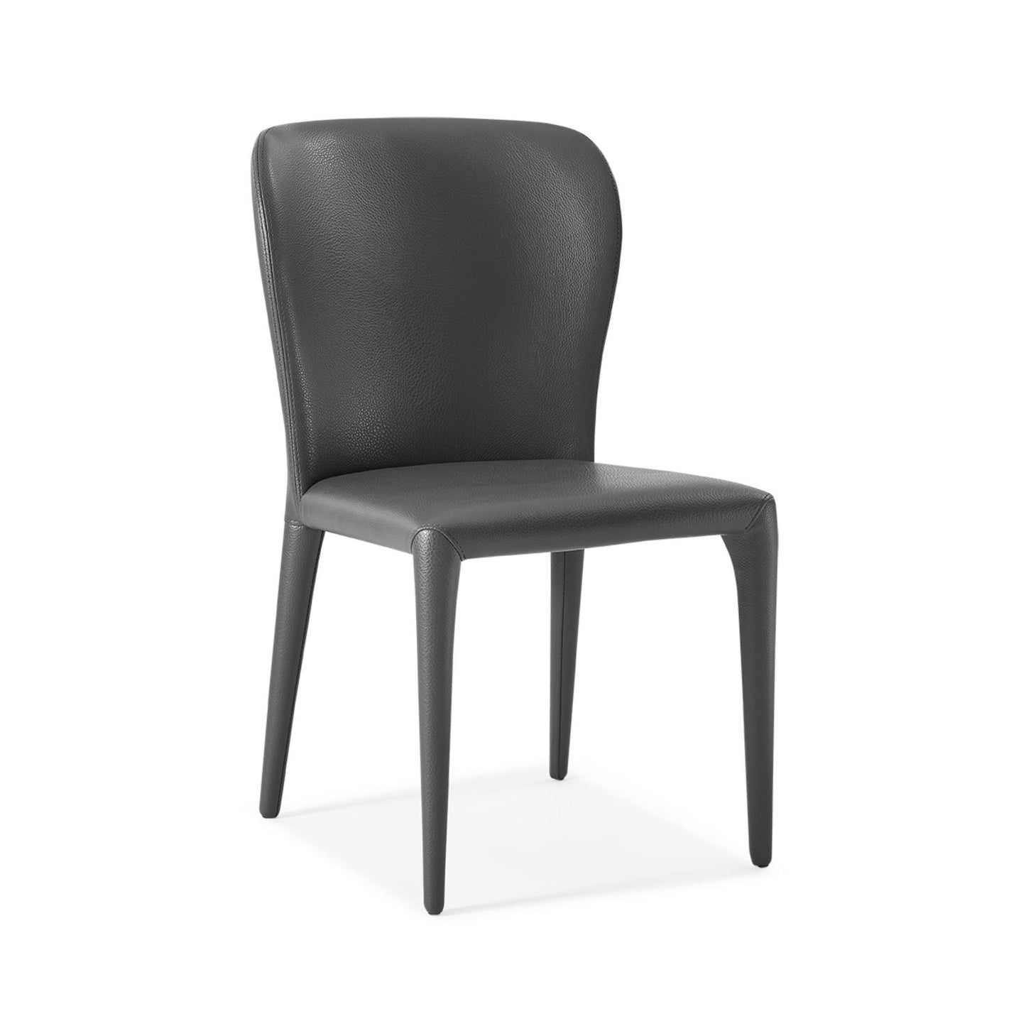 Hazel Grey Faux Leather Dining Chair