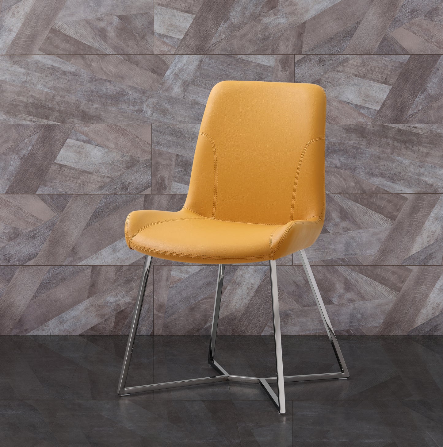 Aileen Dining Chair - Yellow
