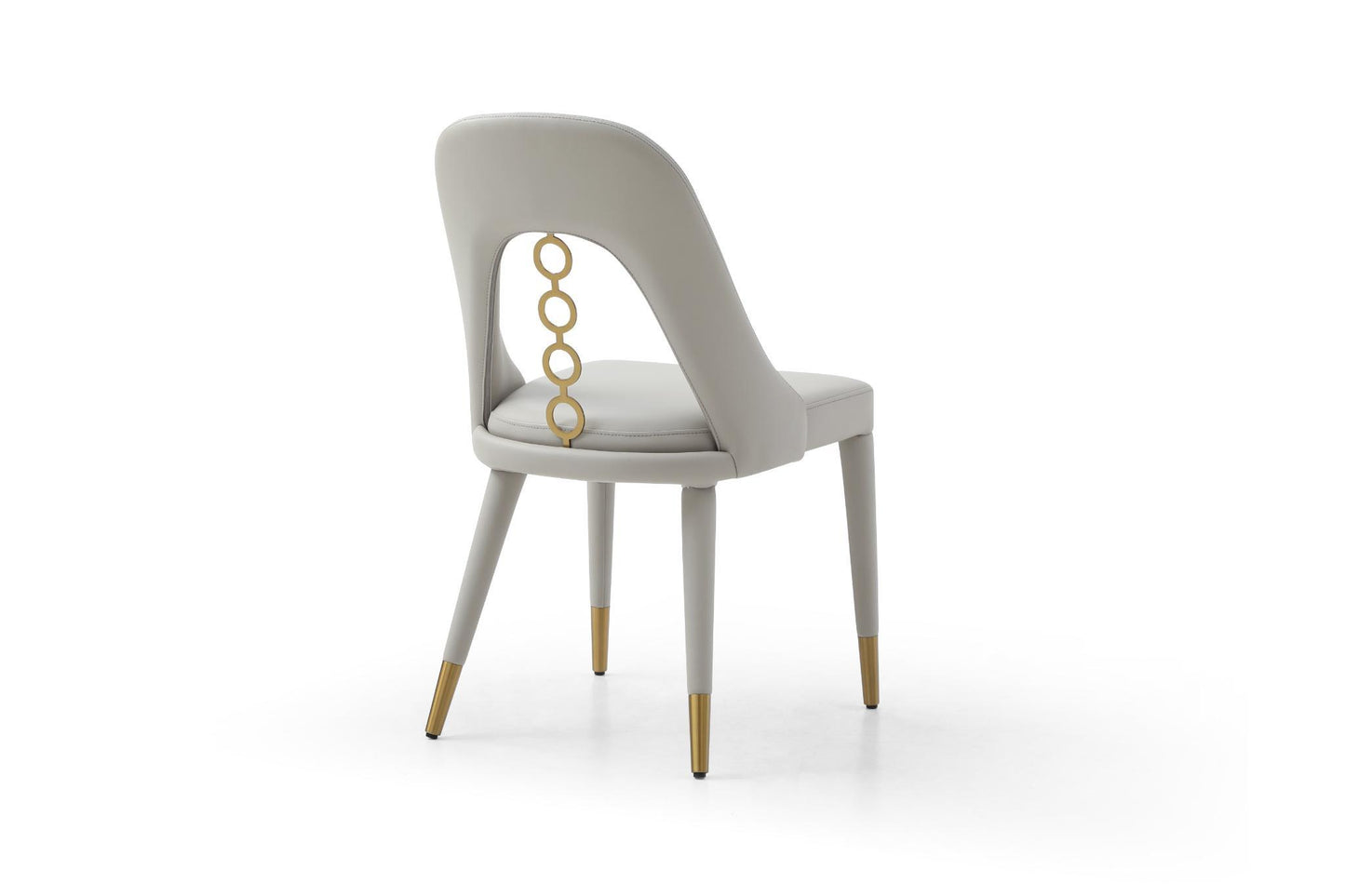 Liza Light Grey & Gold Dining Chair