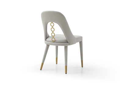Liza Light Grey & Gold Dining Chair