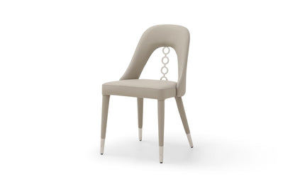 Liza Light Grey & Silver Dining Chair