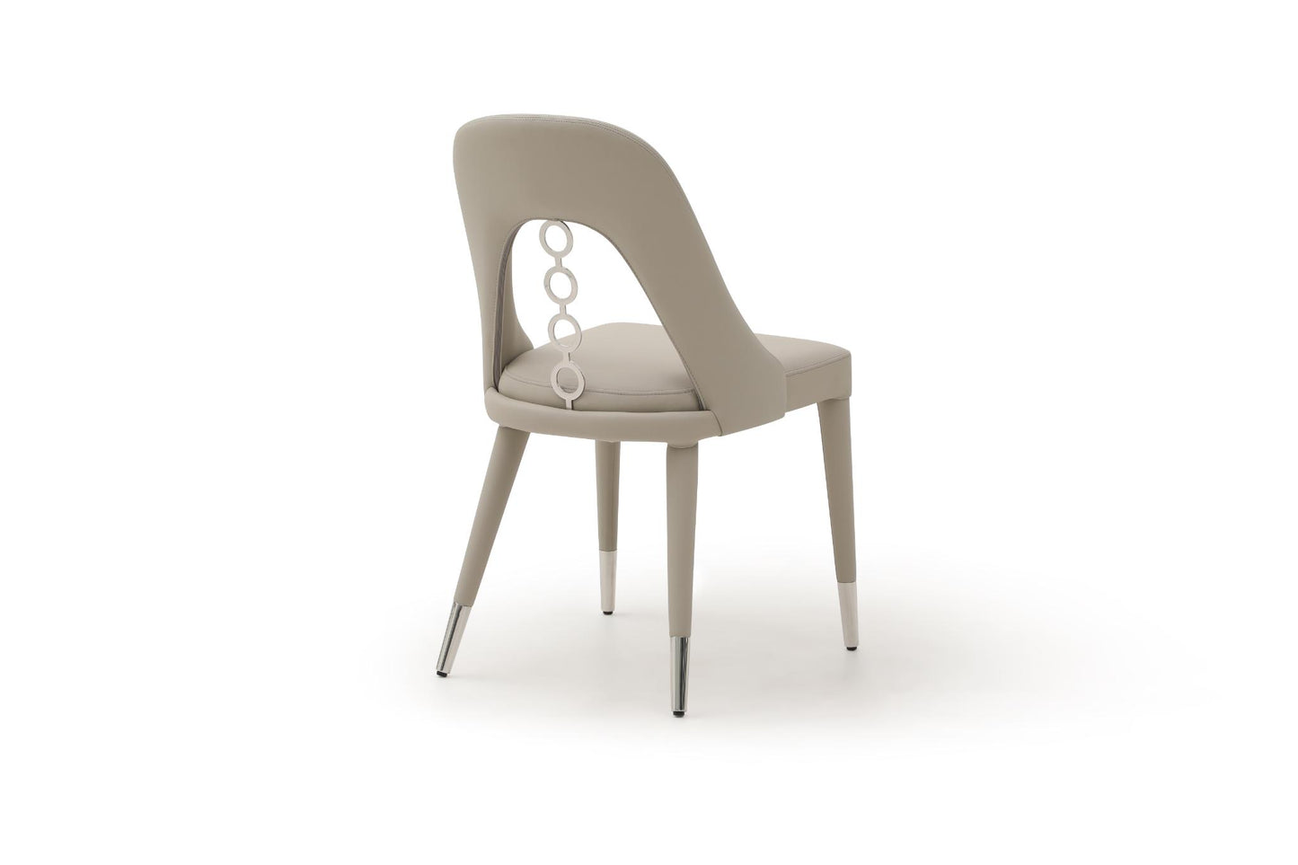 Liza Light Grey & Silver Dining Chair