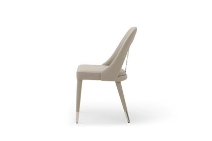 Liza Light Grey & Silver Dining Chair