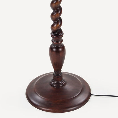 Twist Solid Wood Floor Lamp