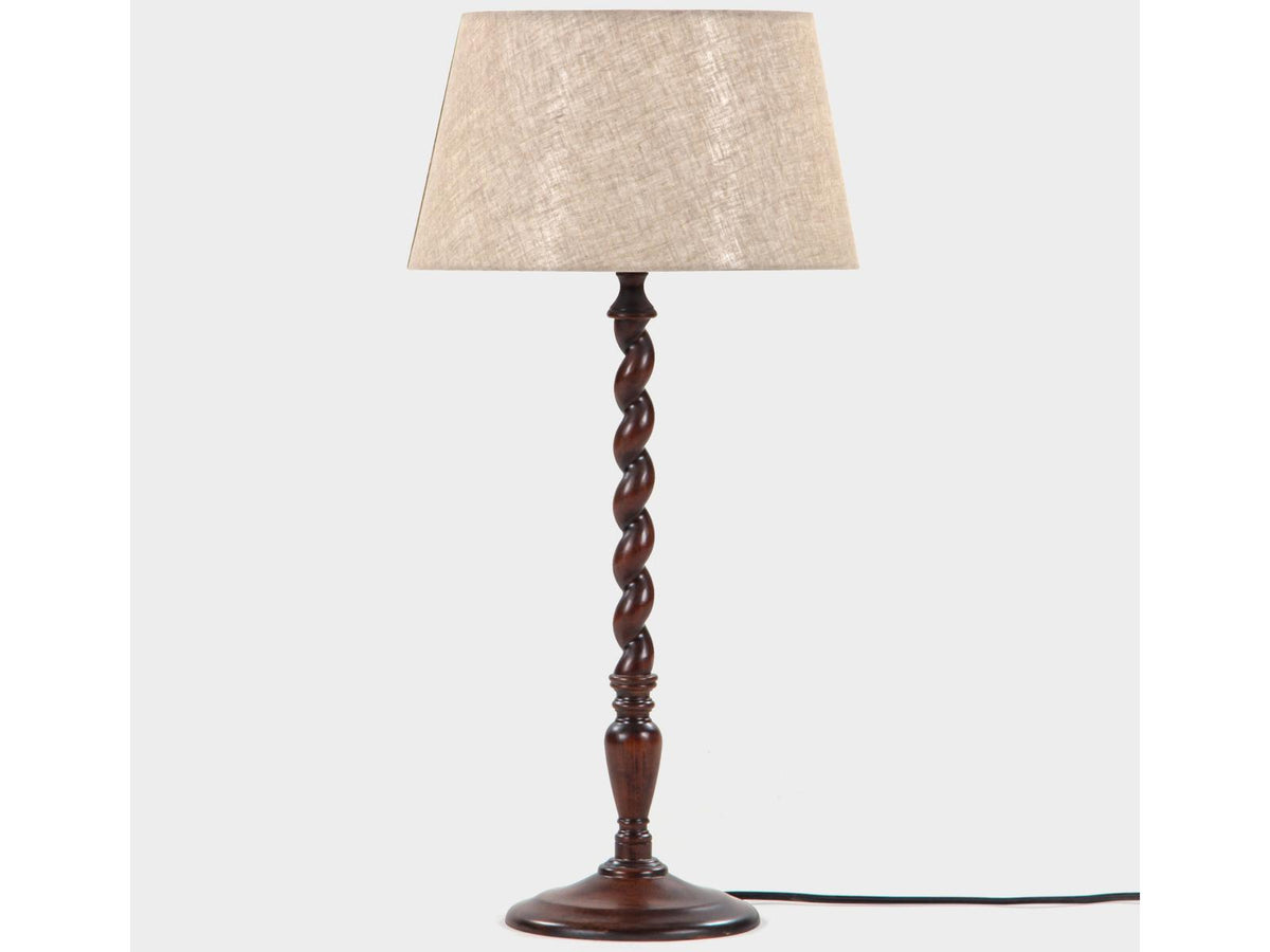 Twist Solid Wood Table Lamp